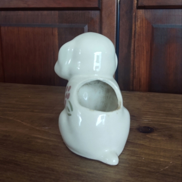 Block Pottery California small sitting dog planter figurine - Picture 5 of 7